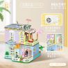 WEIGHT 2079 non  BẠCH HOA TIỂU TRÚC bộ đồ chơi xếp lắp ráp ghép mô hình Modular Buildings MOONLIGHT Mô Hình Nhà Cửa 2527 khối