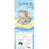 WEIGHT 2079 non  BẠCH HOA TIỂU TRÚC bộ đồ chơi xếp lắp ráp ghép mô hình Modular Buildings MOONLIGHT Mô Hình Nhà Cửa 2527 khối