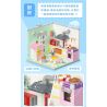 WEIGHT 2079 non  BẠCH HOA TIỂU TRÚC bộ đồ chơi xếp lắp ráp ghép mô hình Modular Buildings MOONLIGHT Mô Hình Nhà Cửa 2527 khối