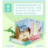 WEIGHT 2079 non  BẠCH HOA TIỂU TRÚC bộ đồ chơi xếp lắp ráp ghép mô hình Modular Buildings MOONLIGHT Mô Hình Nhà Cửa 2527 khối
