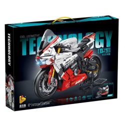 PanlosBrick 672104 Panlos Brick 672104 non  YAMAHA R1 tỷ lệ 1:5 bộ đồ chơi xếp lắp ráp ghép mô hình  Kỹ Thuật Công Nghệ Cao Mô Hình Phương Tiện 2333 khối
