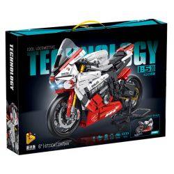 PanlosBrick 672104 Panlos Brick 672104 non  YAMAHA R1 tỷ lệ 1:5 bộ đồ chơi xếp lắp ráp ghép mô hình  Kỹ Thuật Công Nghệ Cao Mô Hình Phương Tiện 2333 khối