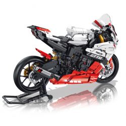 PanlosBrick 672104 Panlos Brick 672104 non  YAMAHA R1 tỷ lệ 1:5 bộ đồ chơi xếp lắp ráp ghép mô hình  Kỹ Thuật Công Nghệ Cao Mô Hình Phương Tiện 2333 khối