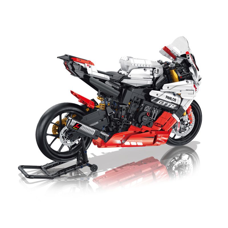 PanlosBrick 672104 Panlos Brick 672104 non  YAMAHA R1 tỷ lệ 1:5 bộ đồ chơi xếp lắp ráp ghép mô hình  Kỹ Thuật Công Nghệ Cao Mô Hình Phương Tiện 2333 khối