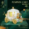 WEIGHT 6004 non  GIỎ BÍ NGÔ MA THUẬT bộ đồ chơi xếp lắp ráp ghép mô hình Girl PUMPKIN CART Con Gái 648 khối