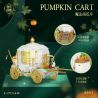 WEIGHT 6004 non  GIỎ BÍ NGÔ MA THUẬT bộ đồ chơi xếp lắp ráp ghép mô hình Girl PUMPKIN CART Con Gái 648 khối
