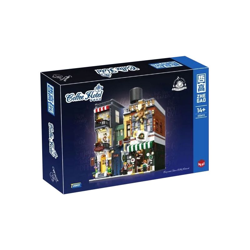ZHEGAO DZ6113 6113 non  KHÁCH SẠN CÀ PHÊ bộ đồ chơi xếp lắp ráp ghép mô hình Modular Buildings COFFEE HOTEL Mô Hình Nhà Cửa 3036 khối ZHEGAO DZ6113 6113 non  KHÁCH SẠN CÀ PHÊ bộ đồ chơi xếp lắp ráp ghép mô hình Modular Buildings COFFEE HOTEL Mô Hình Nhà Cửa 3036 khối