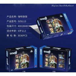 ZHEGAO DZ6113 6113 non  KHÁCH SẠN CÀ PHÊ bộ đồ chơi xếp lắp ráp ghép mô hình Modular Buildings COFFEE HOTEL Mô Hình Nhà Cửa 3036 khối ZHEGAO DZ6113 6113 non  KHÁCH SẠN CÀ PHÊ bộ đồ chơi xếp lắp ráp ghép mô hình Modular Buildings COFFEE HOTEL Mô Hình Nhà Cửa 3036 khối