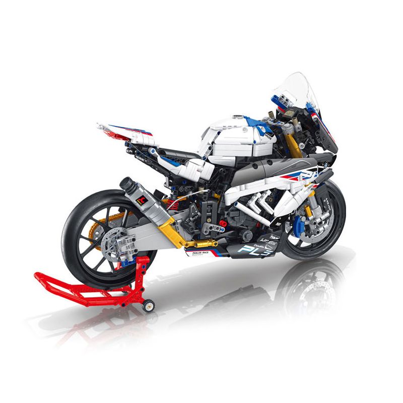 PanlosBrick 672102 Panlos Brick 672102 non  MÔ TÔ ĐUA BMW HP4 tỷ lệ 1:5 bộ đồ chơi xếp lắp ráp ghép mô hình  Kỹ Thuật Công Nghệ Cao Mô Hình Phương Tiện 1972 khối