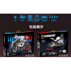 PanlosBrick 672102 Panlos Brick 672102 non  MÔ TÔ ĐUA BMW HP4 tỷ lệ 1:5 bộ đồ chơi xếp lắp ráp ghép mô hình  Kỹ Thuật Công Nghệ Cao Mô Hình Phương Tiện 1972 khối