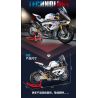 PanlosBrick 672102 Panlos Brick 672102 non  MÔ TÔ ĐUA BMW HP4 tỷ lệ 1:5 bộ đồ chơi xếp lắp ráp ghép mô hình  Kỹ Thuật Công Nghệ Cao Mô Hình Phương Tiện 1972 khối