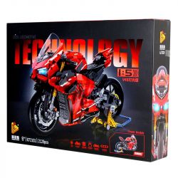 PanlosBrick 672101 Panlos Brick 672101 non  DUCATI V4S tỷ lệ 1:5 bộ đồ chơi xếp lắp ráp ghép mô hình  Kỹ Thuật Công Nghệ Cao Mô Hình Phương Tiện 2098 khối