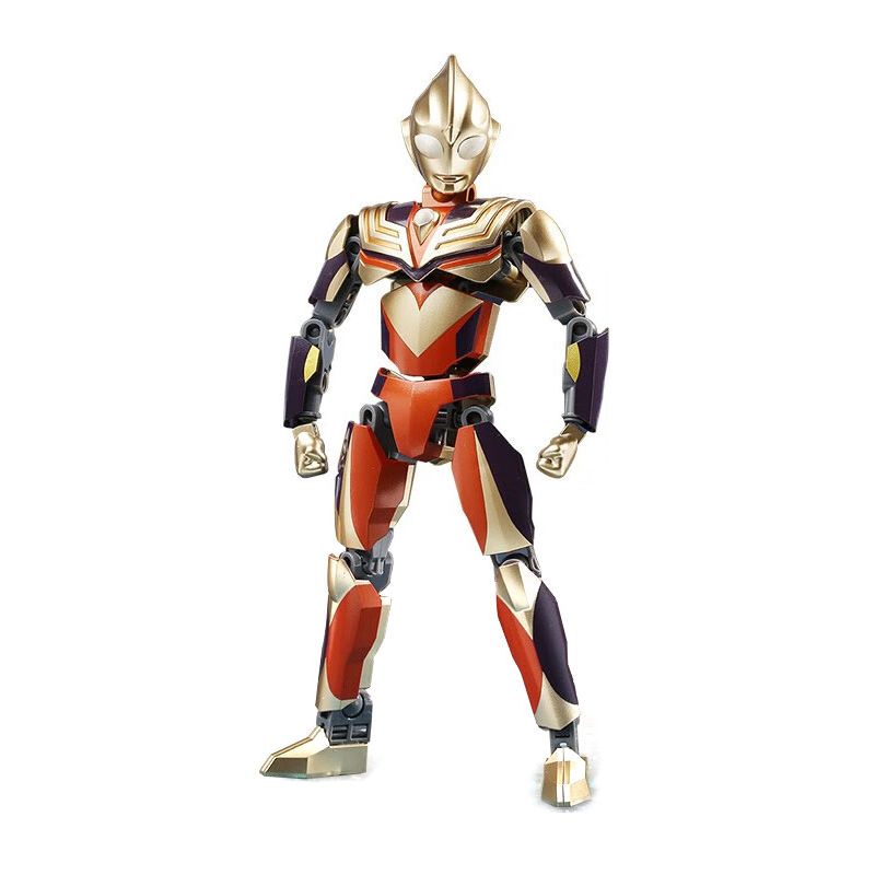 Enlighten 75033 Qman 75033 non  ULTRAMAN TIGA TỎA SÁNG TRÊN bộ đồ chơi xếp lắp ráp ghép mô hình Vệ Binh Vũ Trụ Siêu Nhân Điện Quang