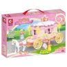 SEMBO 1816 non  CỖ XE DIỄU HÀNH LÃNG MẠN bộ đồ chơi xếp lắp ráp ghép mô hình FAIRY TALE LAND 342 khối
