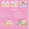 SEMBO 1816 non  CỖ XE DIỄU HÀNH LÃNG MẠN bộ đồ chơi xếp lắp ráp ghép mô hình FAIRY TALE LAND 342 khối