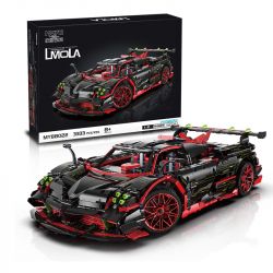 MOYU BLOCK MY88022 88022 non  SIÊU XE NHỰA ĐƯỜNG tỷ lệ 1:8 bộ đồ chơi xếp lắp ráp ghép mô hình PAGANI HUAYRA IMOLA 3333 khối