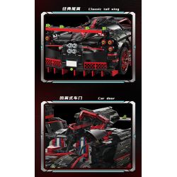 MOYU BLOCK MY88022 88022 non  SIÊU XE NHỰA ĐƯỜNG tỷ lệ 1:8 bộ đồ chơi xếp lắp ráp ghép mô hình PAGANI HUAYRA IMOLA 3333 khối