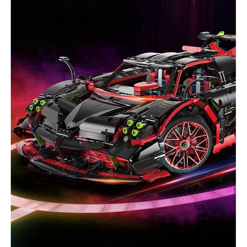 MOYU BLOCK MY88022 88022 non  SIÊU XE NHỰA ĐƯỜNG tỷ lệ 1:8 bộ đồ chơi xếp lắp ráp ghép mô hình PAGANI HUAYRA IMOLA 3333 khối