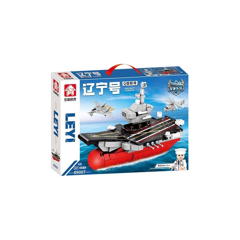 LEYI 89007 non Lego PHIÊN BẢN TÀU SÂN BAY LIÊU NINH Q bộ đồ chơi xếp lắp ráp ghép mô hình Military Army AIRCRAFT CARRIER Quân Sự Bộ Đội 321 khối