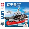 LEYI 89007 non  PHIÊN BẢN TÀU SÂN BAY LIÊU NINH Q bộ đồ chơi xếp lắp ráp ghép mô hình Military Army AIRCRAFT CARRIER Quân Sự Bộ Đội 321 khối