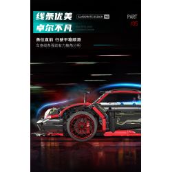 MOYU BLOCK MY88022 88022 non  SIÊU XE NHỰA ĐƯỜNG tỷ lệ 1:8 bộ đồ chơi xếp lắp ráp ghép mô hình PAGANI HUAYRA IMOLA 3333 khối