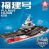 LEYI 88053 non  PHÚC KIẾN bộ đồ chơi xếp lắp ráp ghép mô hình Military Army PLA.NAVY FUJIAN Quân Sự Bộ Đội 452 khối