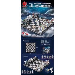 JUHANG TECHNOLOGY 671 non  CỜ VUA QUỐC TẾ bộ đồ chơi xếp lắp ráp ghép mô hình Star Wars INTERNATIONAL CHESS Chiến Tranh Giữa Các Vì Sao 3800 khối