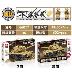 LEYI 66017 non  XE TĂNG CHIẾN ĐẤU CHỦ LỰC M60 bộ đồ chơi xếp lắp ráp ghép mô hình Military Army M60 MAIN BATTLE TANK Quân Sự Bộ Đội 602 khối