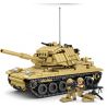 LEYI 66017 non  XE TĂNG CHIẾN ĐẤU CHỦ LỰC M60 bộ đồ chơi xếp lắp ráp ghép mô hình Military Army M60 MAIN BATTLE TANK Quân Sự Bộ Đội 602 khối
