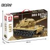LEYI 66017 non  XE TĂNG CHIẾN ĐẤU CHỦ LỰC M60 bộ đồ chơi xếp lắp ráp ghép mô hình Military Army M60 MAIN BATTLE TANK Quân Sự Bộ Đội 602 khối