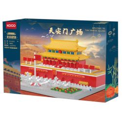 KOCO 04001 non  QUẢNG TRƯỜNG THIÊN AN MÔN bộ đồ chơi xếp lắp ráp ghép mô hình 3118 khối