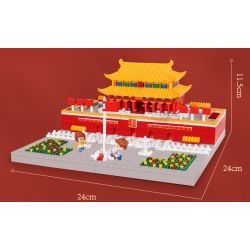 KOCO 04001 non  QUẢNG TRƯỜNG THIÊN AN MÔN bộ đồ chơi xếp lắp ráp ghép mô hình 3118 khối