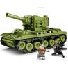 LEYI 66016 non  XE TĂNG HẠNG NẶNG KV-2 CỦA LIÊN XÔ bộ đồ chơi xếp lắp ráp ghép mô hình Military Army KV-2 HEAVY TANK Quân Sự Bộ Đội 536 khối