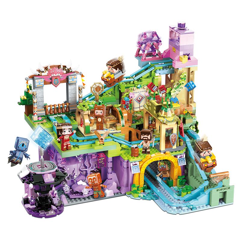 Enlighten 72026 Qman 72026 non Lego BỘ ĐÀN ORGAN KAKA ADVENTURE PHIÊN BẢN CAO CẤP bộ đồ chơi xếp lắp ráp ghép mô hình Minecraft Game Xây Dựng 1890 khối