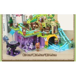 Enlighten 72026 Qman 72026 non  BỘ ĐÀN ORGAN KAKA ADVENTURE PHIÊN BẢN CAO CẤP bộ đồ chơi xếp lắp ráp ghép mô hình Minecraft Game Xây Dựng 1890 khối