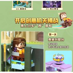 Enlighten 72026 Qman 72026 non  BỘ ĐÀN ORGAN KAKA ADVENTURE PHIÊN BẢN CAO CẤP bộ đồ chơi xếp lắp ráp ghép mô hình Minecraft Game Xây Dựng 1890 khối