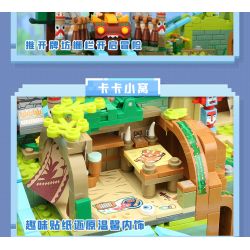 Enlighten 72026 Qman 72026 non  BỘ ĐÀN ORGAN KAKA ADVENTURE PHIÊN BẢN CAO CẤP bộ đồ chơi xếp lắp ráp ghép mô hình Minecraft Game Xây Dựng 1890 khối