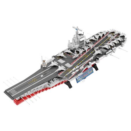 SEMBO 202080 non  TÀU SÂN BAY MÁY PHÓNG NỘI ĐỊA ĐẦU TIÊN PHÚC KIẾN tỷ lệ 1:420 bộ đồ chơi xếp lắp ráp ghép mô hình Military Army PLA.NAVY FUJIAN Quân Sự Bộ Đội 3015 khối