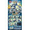 LWCK 80023 non  TẢI LẠI SUPER POLICE MECH 8 KẾT HỢP bộ đồ chơi xếp lắp ráp ghép mô hình Cảnh Sát 432 khối