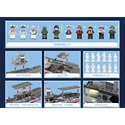 SEMBO 202080 non  TÀU SÂN BAY MÁY PHÓNG NỘI ĐỊA ĐẦU TIÊN PHÚC KIẾN tỷ lệ 1:420 bộ đồ chơi xếp lắp ráp ghép mô hình Military Army PLA.NAVY FUJIAN Quân Sự Bộ Đội 3015 khối