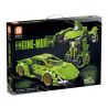 FORANGE FC9114 9114 non  MÀU XANH LÁ CÂY LÙI XE THẲNG bộ đồ chơi xếp lắp ráp ghép mô hình  ENGINE MORPH Kỹ Thuật Công Nghệ Cao Mô Hình Phương Tiện 721 khối