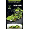 FORANGE FC9114 9114 non  MÀU XANH LÁ CÂY LÙI XE THẲNG bộ đồ chơi xếp lắp ráp ghép mô hình  ENGINE MORPH Kỹ Thuật Công Nghệ Cao Mô Hình Phương Tiện 721 khối