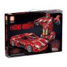 FORANGE FC9113 9113 non  MÀU ĐỎ LÙI XE THẲNG bộ đồ chơi xếp lắp ráp ghép mô hình  ENGINE MORPH Kỹ Thuật Công Nghệ Cao Mô Hình Phương Tiện 696 khối