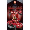 FORANGE FC9113 9113 non  MÀU ĐỎ LÙI XE THẲNG bộ đồ chơi xếp lắp ráp ghép mô hình  ENGINE MORPH Kỹ Thuật Công Nghệ Cao Mô Hình Phương Tiện 696 khối