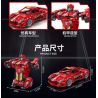 FORANGE FC9113 9113 non  MÀU ĐỎ LÙI XE THẲNG bộ đồ chơi xếp lắp ráp ghép mô hình  ENGINE MORPH Kỹ Thuật Công Nghệ Cao Mô Hình Phương Tiện 696 khối