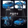 FORANGE FC9112 9112 non  MÀU XANH LÙI XE THẲNG bộ đồ chơi xếp lắp ráp ghép mô hình  ENGINE MORPH Kỹ Thuật Công Nghệ Cao Mô Hình Phương Tiện 717 khối