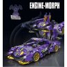 FORANGE FC9111 9111 non  TÍM LÙI XE THẲNG bộ đồ chơi xếp lắp ráp ghép mô hình  ENGINE MORPH Kỹ Thuật Công Nghệ Cao Mô Hình Phương Tiện 714 khối
