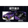 FORANGE FC9111 9111 non  TÍM LÙI XE THẲNG bộ đồ chơi xếp lắp ráp ghép mô hình  ENGINE MORPH Kỹ Thuật Công Nghệ Cao Mô Hình Phương Tiện 714 khối