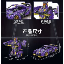 FORANGE FC9111 9111 non  TÍM LÙI XE THẲNG bộ đồ chơi xếp lắp ráp ghép mô hình  ENGINE MORPH Kỹ Thuật Công Nghệ Cao Mô Hình Phương Tiện 714 khối