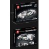 REOBRIX 687 non  LAMBORGHINI AVENTADOR SVJ bộ đồ chơi xếp lắp ráp ghép mô hình  Kỹ Thuật Công Nghệ Cao Mô Hình Phương Tiện 382 khối